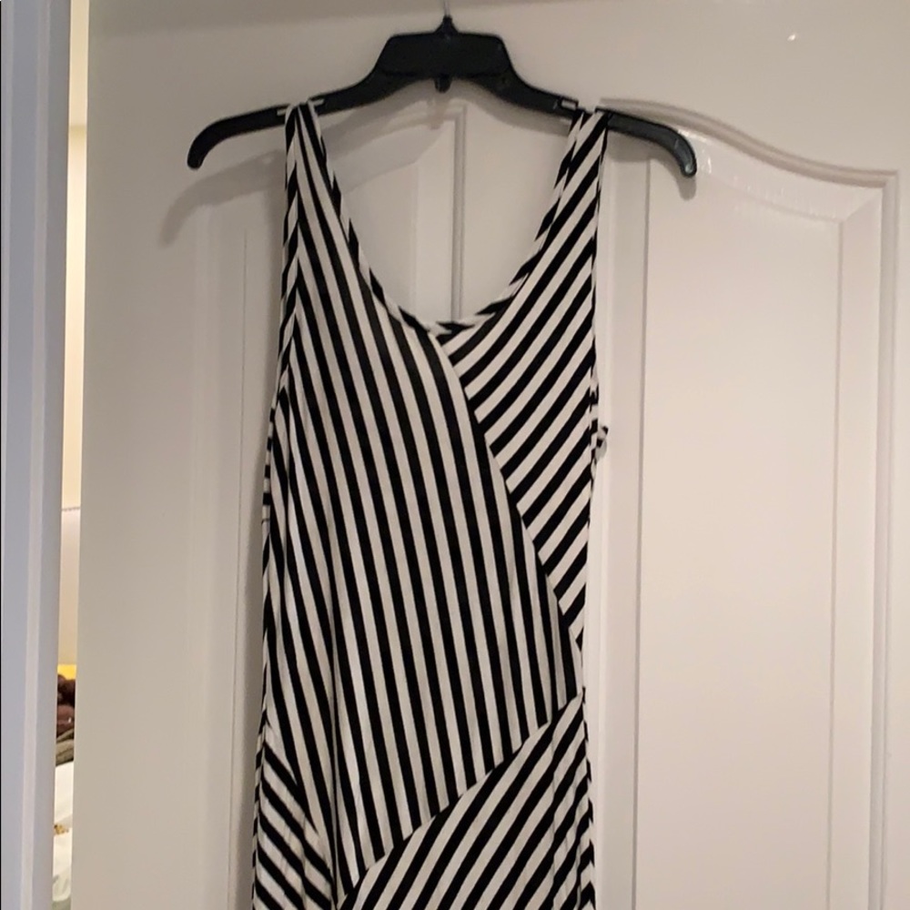 B&W maxi dress
